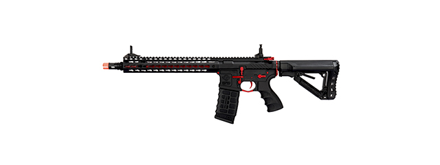 G&G Combat Machine CM16 SRXL M4 Airsoft AEG Rifle - BLACK/RED