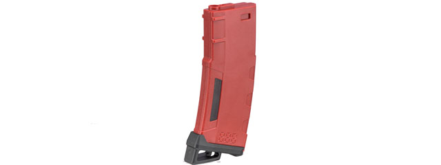 Lancer Tactical 130 Round High Speed Mid-Cap Magazine (Color: Red)