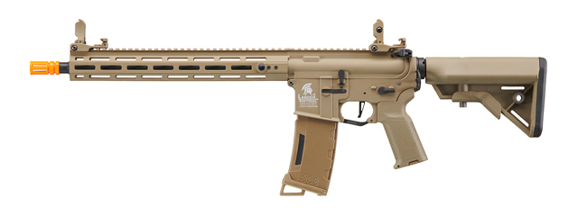 Lancer Tactical Gen 3 Hellion M-LOK 13" Airsoft M4 AEG (Color: Tan)