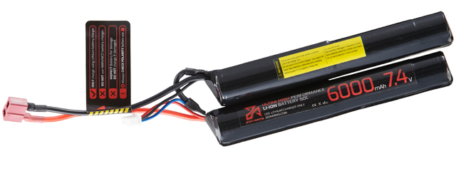 Zion Arms 7.4v 6000mAh Lithium-Ion Nunchuck Battery (Deans Connector)