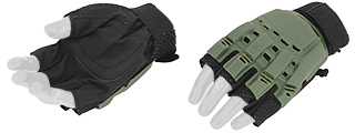 AC-223XL Paintball Glove Half Finger (OD) - Size XL