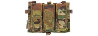 AMA TACTICAL M4 TRIPLE MAGAZINE POUCH - CAMO