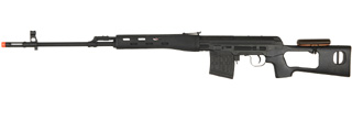 A&K SVD SSR Dragunov Full Metal Airsoft Specialized Sniper Rifle AEG (Color: Black)