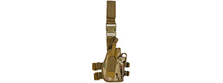 CA-323CN AIRSOFT 1000D DROP LEG NYLON PISTOL HOLSTER (CAMO)