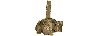Lancer Tactical CA-324C Molle Platform Drop Leg Holster in Camo