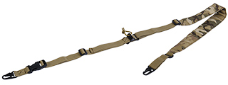 CA-367C 2 POINT PADDED RIFLE SLING [1000D NYLON] (CAMO)
