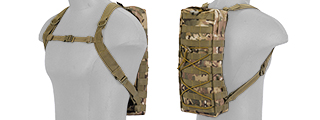 CA-384CN NYLON MOLLE ATTACHABLE HYDRATION BACKPACK (CAMO)