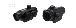 Lancer Tactical CA-423B 4 Reticles Red & Green Dot Scope (Black)