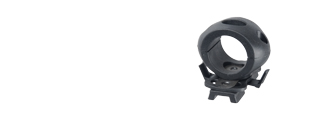 Lancer Tactical CA-754B Helmet Rail Clamp for 1.2" Flashlight, Black