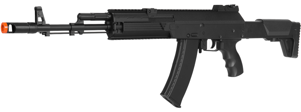 Wellfire AK Airsoft Rifle AK-12 Tactical Full Auto AEG Black Electric Gun D12