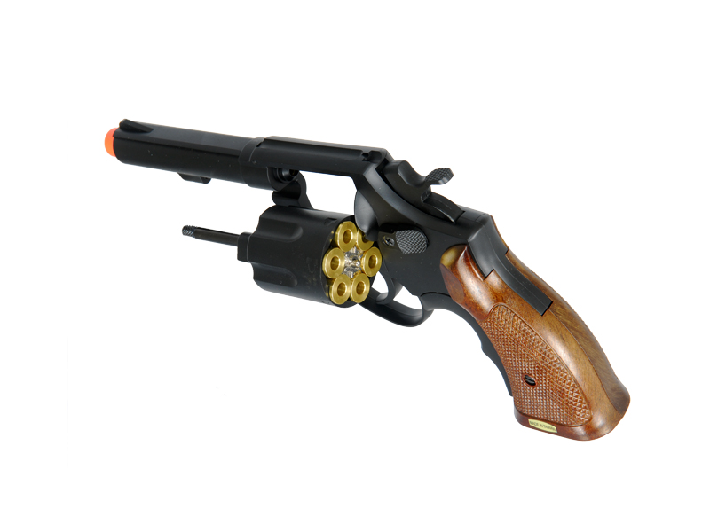 HFC HG131B GAS POWERED REVOLVER PISTOL IN BLACK [HG131B] Airsoft