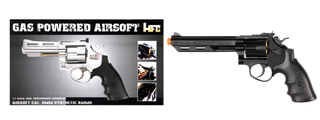 HFC HG-133B GAS POWERED REVOLVER PISTOL IN BLACK
