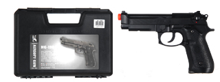 HFC AIRSOFT HG 190 PISTOL ACCESSORY RAIL GAS POWERED W/ SEMI ONLY