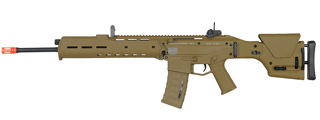 Atlas Custom Works Masada DMR Polymer AEG w/ Integrated Cheek Riser - TAN