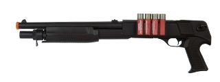 UKARMS M183A1 Spring Shotgun w/ 4 Bullet Shells, Pistol Grip