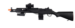 Double Eagle M14 SOCOM Precision Airsoft Sniper Rifle w/ Integrated Rail System (Color: Black)