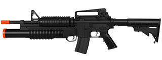 M813 M4 RIS AEG W/ GRENADE LAUNCHER (BLACK) M813 M4 RIS AEG W/ GRENADE LAUNCHER (BLACK)