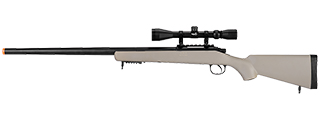 WELL MB03TA VSR-10 BOLT ACTION RIFLE w/SCOPE (COLOR: TAN)
