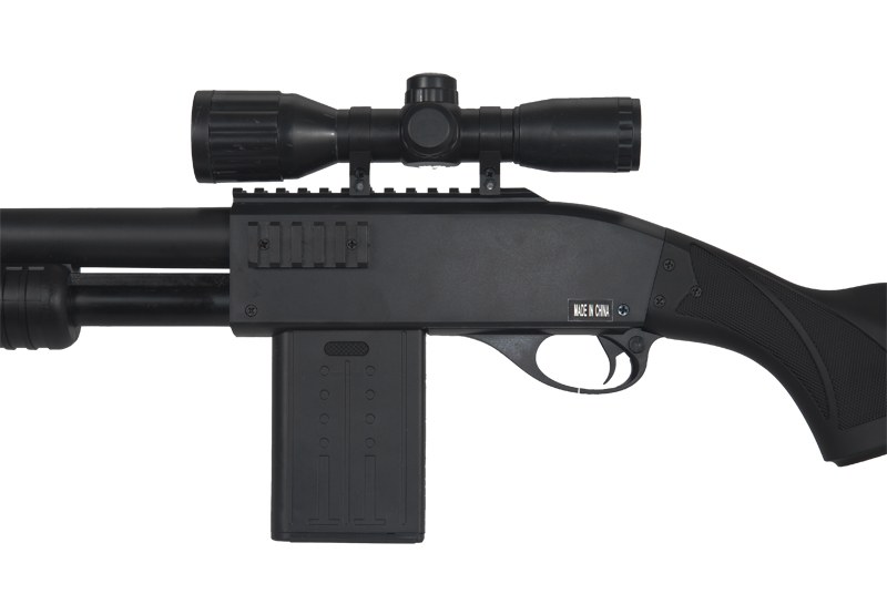 UKARMS P1566B Spring Shotgun in Black [P1566B] Airsoft Wholesaler
