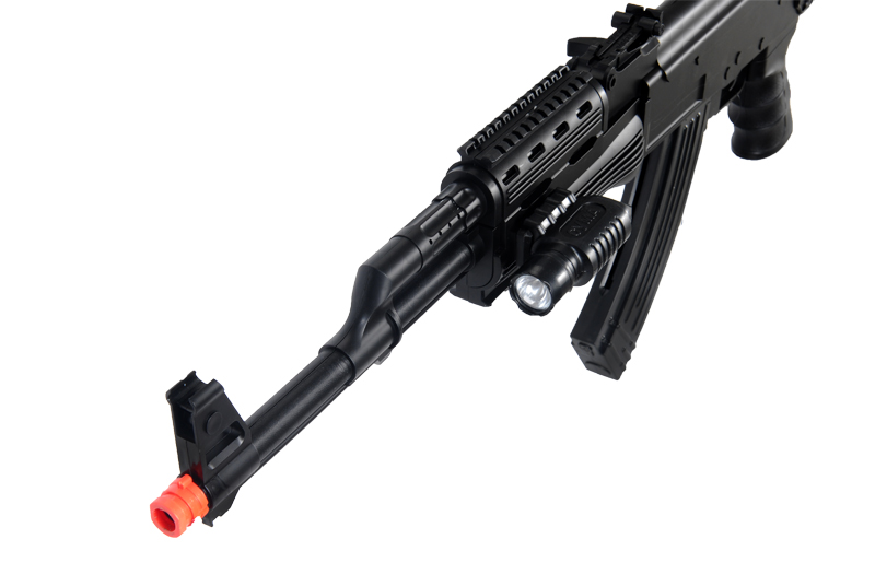 UKARMS P48 Tactical AK-47 Spring Rifle with Laser and Flashlight