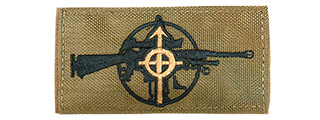 AC-136T RETICLE MORALE TARGET HOOK AND LOOP PATCH (TAN) AC-136T RETICLE MORALE TARGET HOOK AND LOOP PATCH (TAN)