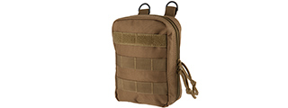 CA-2194T EMT FIRST AID POUCH LASER CUT MOLLE WEBBING (TAN) CA-2194T EMT FIRST AID POUCH LASER CUT MOLLE WEBBING (TAN)