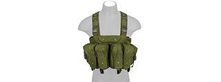 CA-308GN FULLY ADJUSTABLE AK CHEST RIG (OD) CA-308GN FULLY ADJUSTABLE AK CHEST RIG (OD)