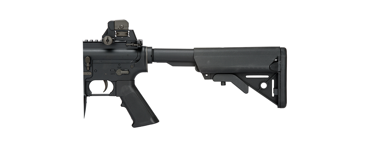 LCT-LR4-RIS7 LCT Airsoft Full Steel M4 EBB AEG Rifle w/ Quad Rail (Black)
