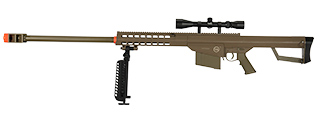 LT-20TAB M82 SPRING RIFLE W/ BIPOD & SCOPE (DARK EARTH) LT-20TAB M82 SPRING RIFLE W/ BIPOD & SCOPE (DARK EARTH)