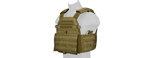 T0563-K TACTICAL MOLLE AIRSOFT PLATE CARRIER (KHAKI) T0563-K TACTICAL MOLLE AIRSOFT PLATE CARRIER (KHAKI)