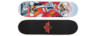 3108-T032 REBEL PILOT COMPLETE SKATEBOARD (8.0" X 31")