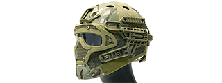 G-FORCE G4 SYSTEM NYLON BUMP HELMET MASK W/ GOGGLES - CAMO