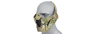 AC-885C ADJUSTABLE RETRO MECHA HALF FACE MASK (CAMO) AC-885C ADJUSTABLE RETRO MECHA HALF FACE MASK (CAMO)