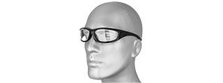 BAL-ECHA001C ANTI-FOG CHARGER CLEAR SUNGLASSES (BLACK) BAL-ECHA001C ANTI-FOG CHARGER CLEAR SUNGLASSES (BLACK)