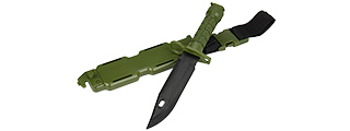 CA-07G M9 DUMMY BAYONET W/ BLADE COVER FOR M4 / M16 AIRSOFT (OLIVE DRAB)