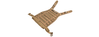 FLYYE INDUSTRIES 1000D CORDURA MOLLE RRV VEST REAR PLATE PANEL (COYOTE BROWN) FLYYE INDUSTRIES 1000D CORDURA MOLLE RRV VEST REAR PLATE PANEL (COYOTE BROWN)