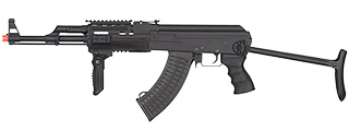 JG0513T AK-47S TACTICAL QUAD RAIL AEG RIFLE W/ FOLDING GRIP (BLACK) JG0513T AK-47S TACTICAL QUAD RAIL AEG RIFLE W/ FOLDING GRIP (BLACK)