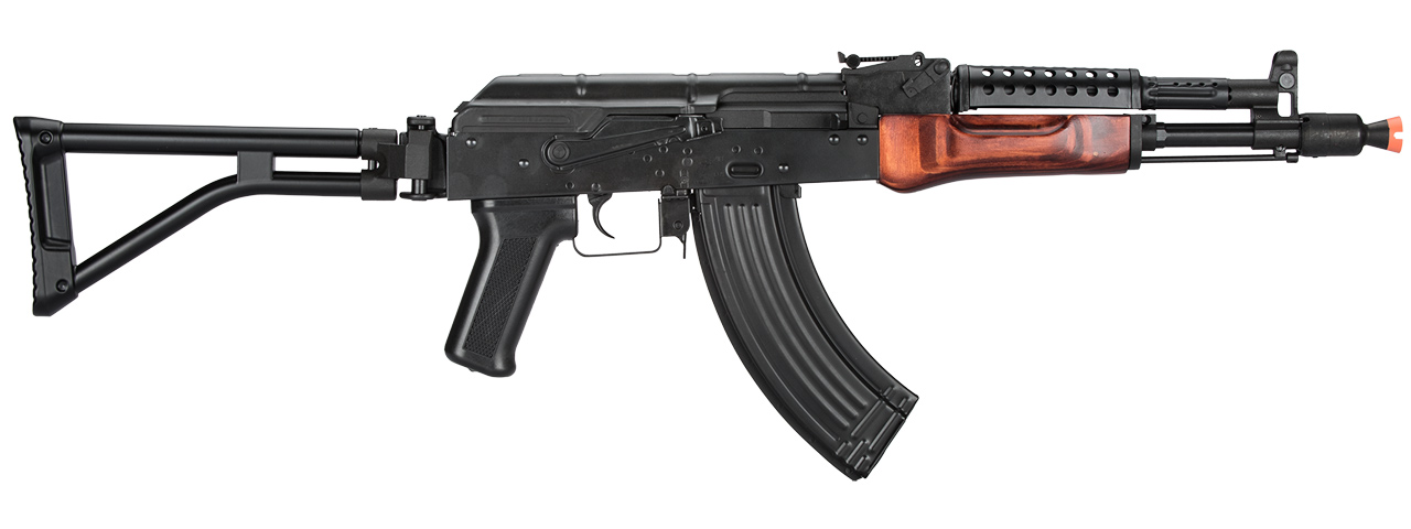 LCT G04 AK47 NV AEG Soviet Replica with Real Wood Handguard (Color: Black & Wood)