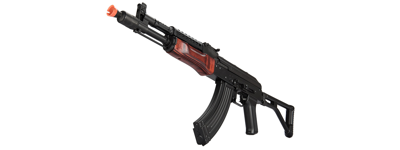 LCT G04 AK47 NV AEG Soviet Replica with Real Wood Handguard (Color: Black & Wood)