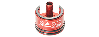 MX-CYL001CHS ALUMINUM DOUBLE AIRSEAL & DAMPER AEG CYLINDER HEAD (RED)