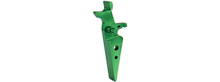 RTA-6800 ANODIZED ALUMINUM TRIGGER FOR AR15 SERIES (GREEN) - TYPE A RTA-6800 ANODIZED ALUMINUM TRIGGER FOR AR15 SERIES (GREEN) - TYPE A