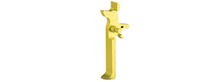 RTA-6813 ANODIZED ALUMINUM TRIGGER FOR AR15 SERIES (YELLOW) - TYPE C RTA-6813 ANODIZED ALUMINUM TRIGGER FOR AR15 SERIES (YELLOW) - TYPE C