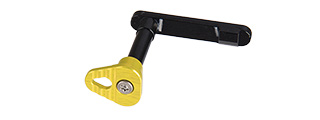 RTA-7033 ANODIZED ALUMINUM MAGAZINE CATCH FOR M4/M16 (YELLOW) - TYPE B RTA-7033 ANODIZED ALUMINUM MAGAZINE CATCH FOR M4/M16 (YELLOW) - TYPE B