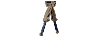 SG-25-T RAPID DEPLOY TACTICAL BIPOD FOREGRIP (TAN) SG-25-T RAPID DEPLOY TACTICAL BIPOD FOREGRIP (TAN)