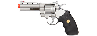 TSD UHC AIRSOFT SPRING REVOLVER W/ 4" BARREL (SILVER) TSD UHC AIRSOFT SPRING REVOLVER W/ 4" BARREL (SILVER)