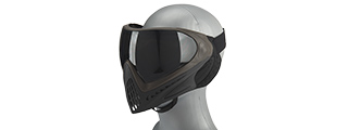G-Force Modern Full Face Anti-Fog Airsoft Mask [Black Lens] (BLACK / BROWN)