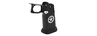 AIRSOFT MASTERPIECE ALUMINUM GRIP FOR HI-CAPA AIRSOFT PISTOLS TEXAS RANGERS TYPE 5 (BLACK) AIRSOFT MASTERPIECE ALUMINUM GRIP FOR HI-CAPA AIRSOFT PISTOLS TEXAS RANGERS TYPE 5 (BLACK)