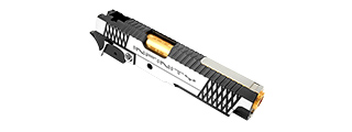 AIRSOFT MASTERPIECE INFINITY CROSS SIGHT TRACKER FOR HI CAPA AIRSOFT PISTOLS (BLACK/SILVER) AIRSOFT MASTERPIECE INFINITY CROSS SIGHT TRACKER FOR HI CAPA AIRSOFT PISTOLS (BLACK/SILVER)