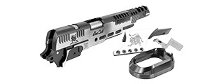 AIRSOFT MASTERPIECE LIMCAT STEELCAT OPEN SLIDE KIT SET FOR HI-CAPA (TITANIUM GRAY) AIRSOFT MASTERPIECE LIMCAT STEELCAT OPEN SLIDE KIT SET FOR HI-CAPA (TITANIUM GRAY)