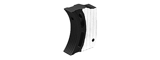 AIRSOFT MASTERPIECE ALUMINUM TRIGGER TYPE 1 FOR HI-CAPA AIRSOFT PISTOLS (SILVER/BLACK) AIRSOFT MASTERPIECE ALUMINUM TRIGGER TYPE 1 FOR HI-CAPA AIRSOFT PISTOLS (SILVER/BLACK)